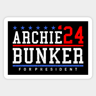 Archie Bunker 24 President Sticker